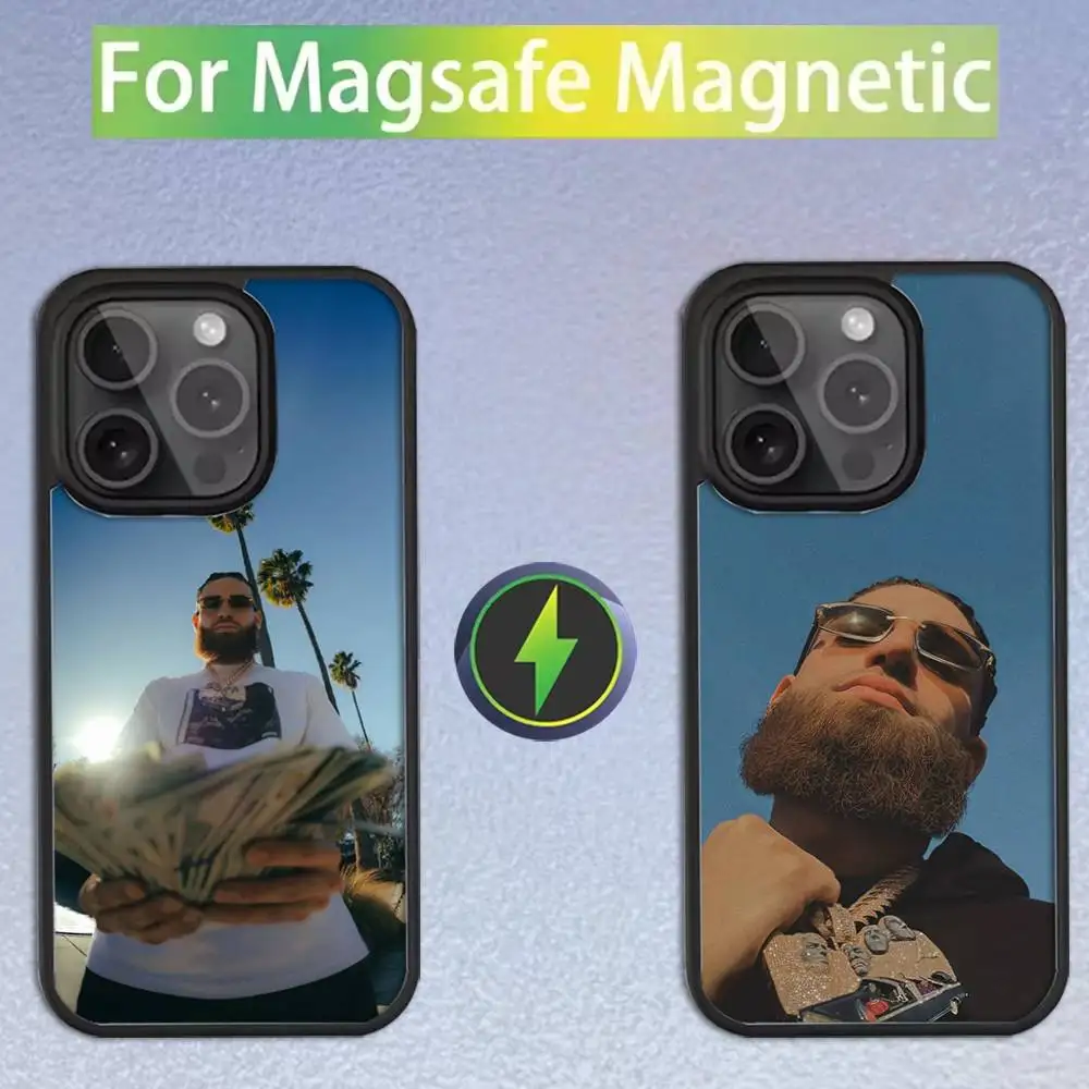 

Rapper H-Hades 66 ppc For iPhone 11,12,13,14,15,16,17,Pro,Max,Plus,Mini,SE4,E Phone Case Magnetic For Magsafe Wireless