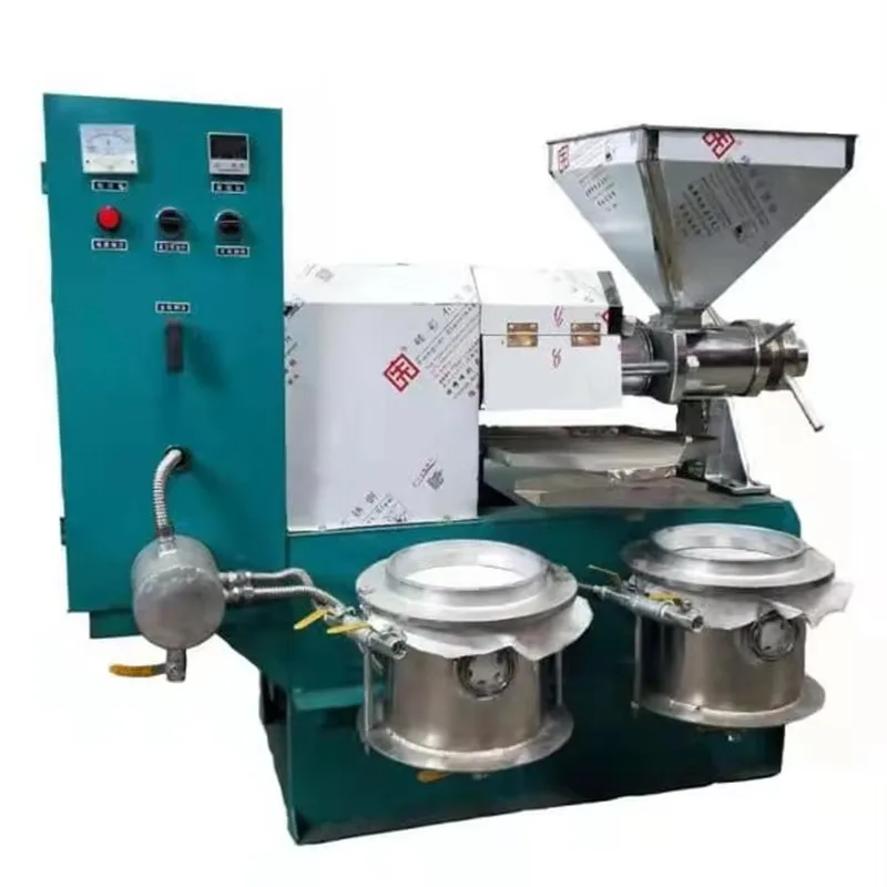 Sunflower Rapeseed Screw Oil Press Machine 50kg H Automatic Vacuum Filtering Combined Factory Price Custom