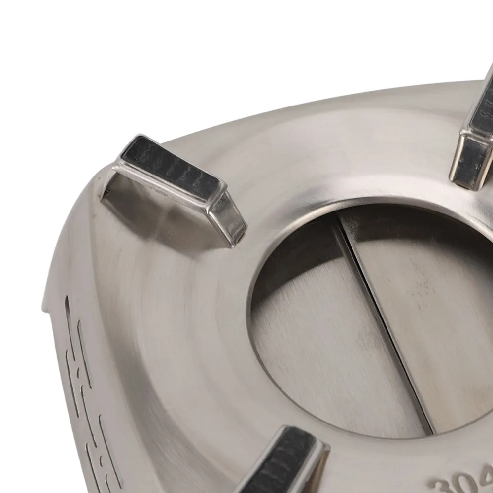 Stainless Steel Drawer Type Alcohol Burner Sliding Adjustment Drawer Structure Alcohol Stove Portable Camping Stove Outdoor