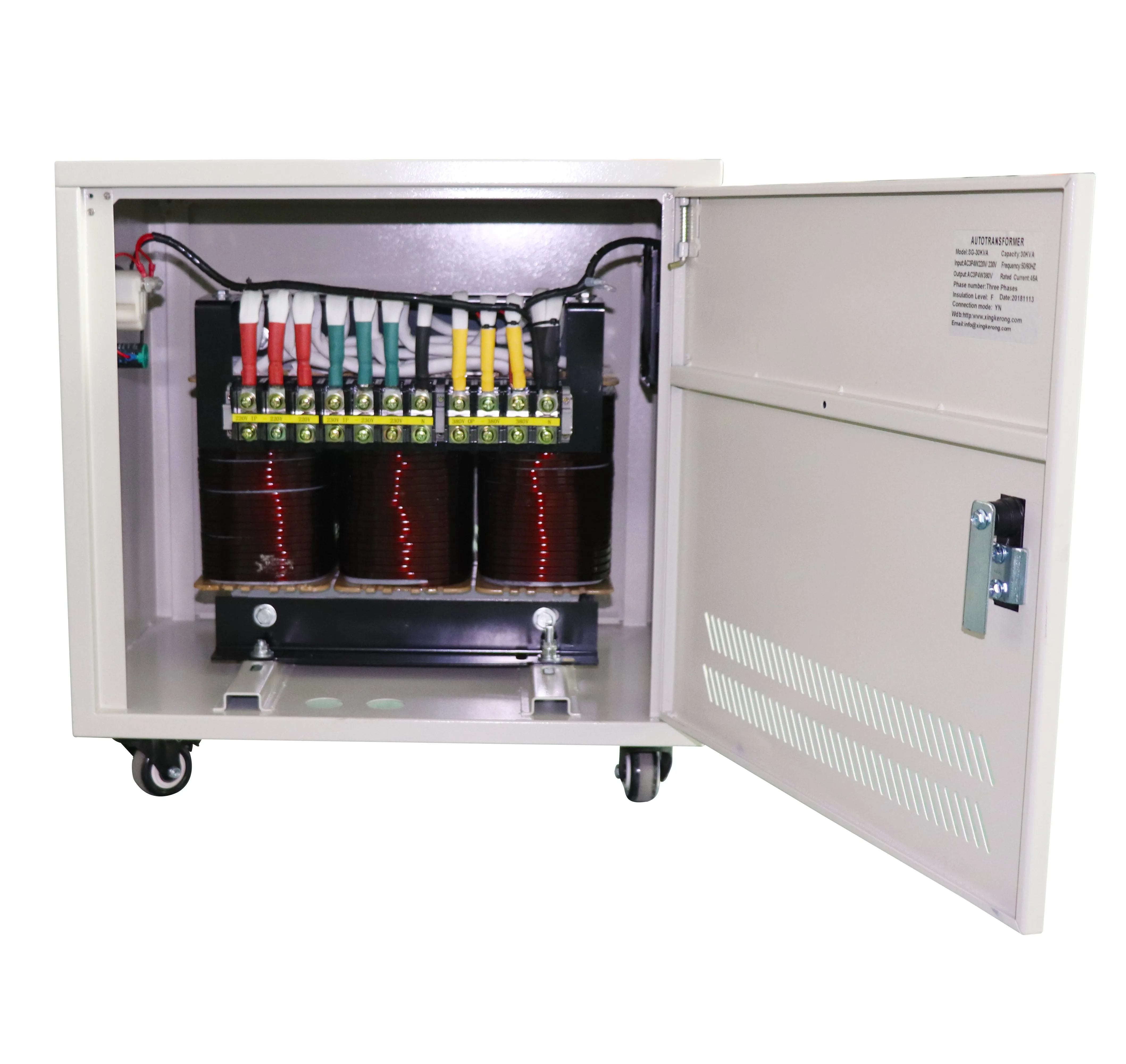 

25kva 3 Phase Isolation Transformer 480v To 208v Power Low Voltage Transformer