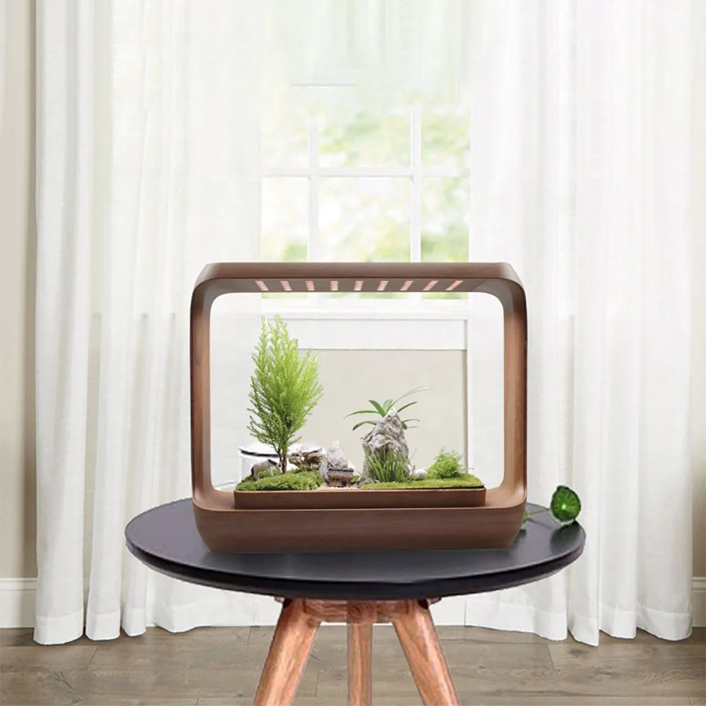 

Personal Lazy Kit Electronic Smart Flower Pot Smart Garden with LED Growth Light LED Box