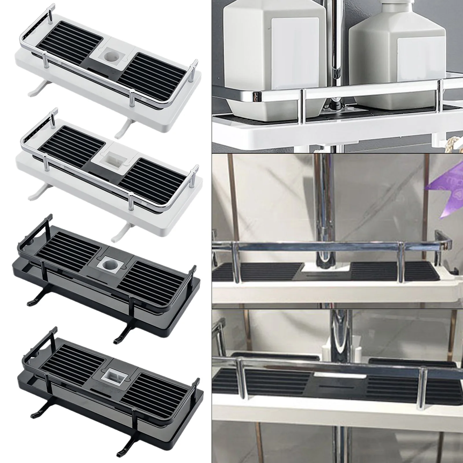 Dusch kopf halter Stange Regal Punsch frei Dusch ständer höhen verstellbare Dusch stangen regale hohles Design Badezimmer Gadgets