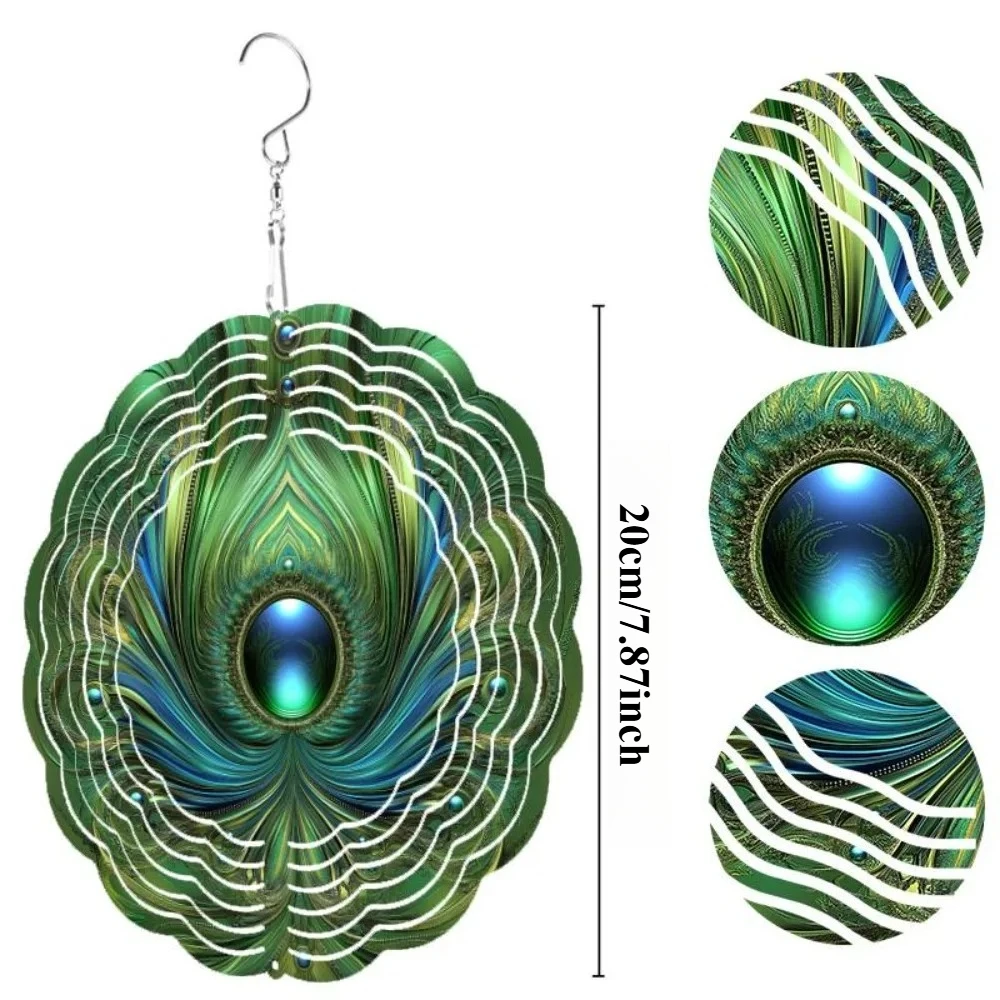 Metal Wind Spinner, Dynamic Sculpture for Indoor & Outdoor Decor, Ideal for Garden & Patio Art, Perfect Festive Gift