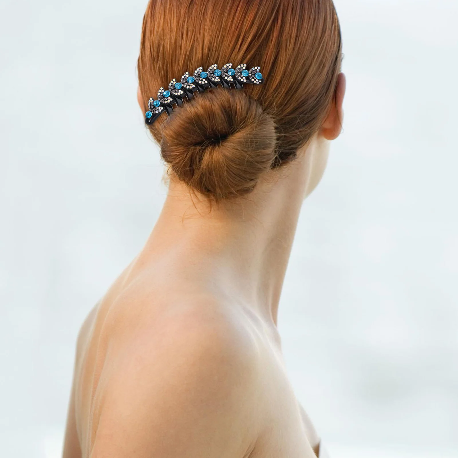 

Заколка-гребень для волос со стразами, длинная, для густых волос, стильный инструмент для укладки, для свадьбы, вечеринки, повседневного использования