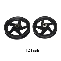 12 Inch Wheel Tyre Plastic Rim Hub For Electric Scooter Bike 12inch 12x2.4 Tire Plastic Wheel Rim Children's Balance Motorcycle