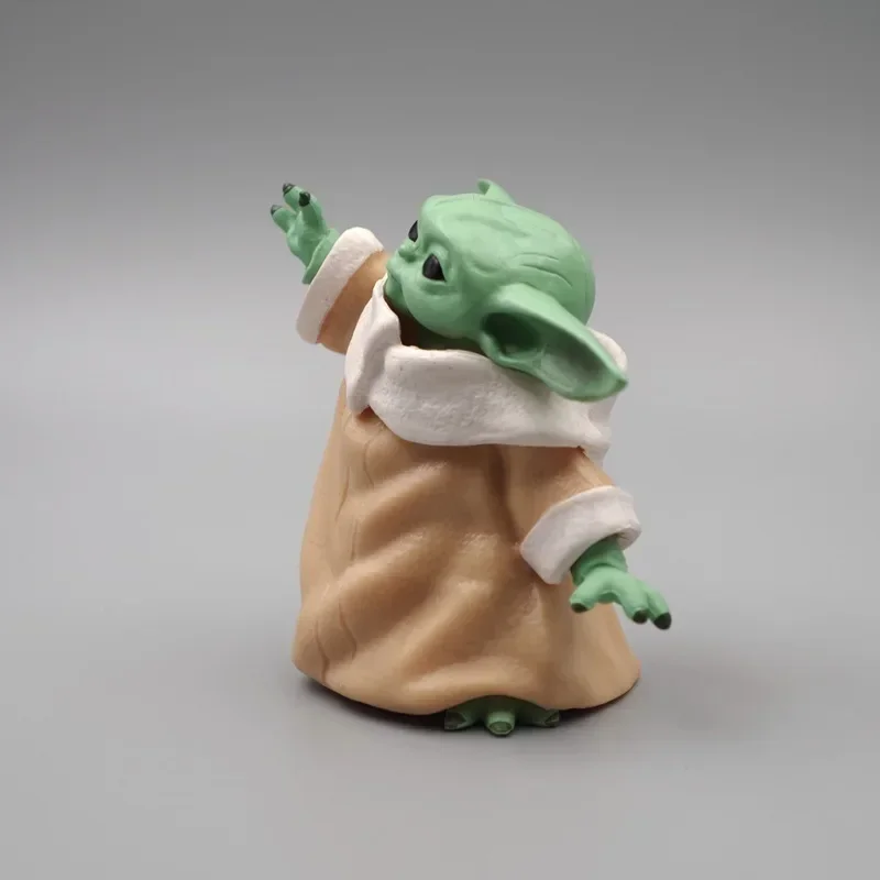 Figura de acción de PVC de Toy Master Baby Yoda, figuras de Anime, colección de muñecas, Mini modelo de juguete para niños, regalo para niños, 8CM