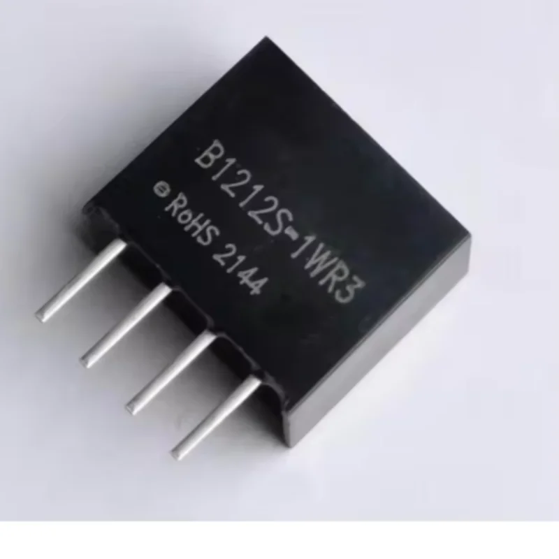 10PCS B1212S‑1WR3 Isolated DC‑DC Power Module SIP‑4 Through‑Hole 1W 12V To 12V 1500VDC Isolation Converter For BOM Matching
