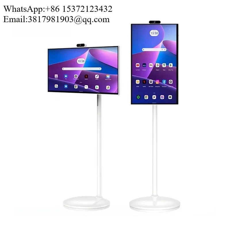 21.5/24/27/32 Inch Wireless Smart Portable TV Android Monitor With Built-in 10H Battery Life Touch Screen Refee LCD Display
