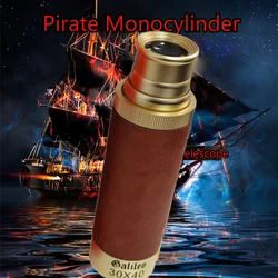 Outdoor High-Power Portable 30×40mm Retro Pirate Monoculars Telescope for Adults Kids Bird Watching Hunting Camping Hiking