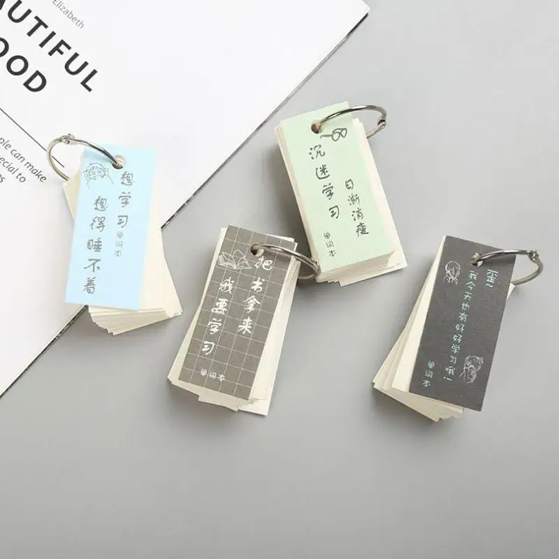 T5EA Tạp chí động cuộn dây notepad dễ thương túi xách 220 trang giấy dày cho Giáng sinh đóng cửa phần thưởng clasroom