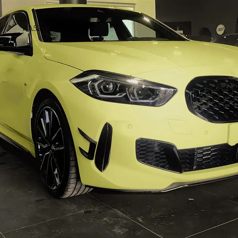 

AS-Car Front Bumper Air Vent Splitter Lip Spoiler Wind Knife For BMW 1 Series F40 M Sport 118I 120I 2019+MP