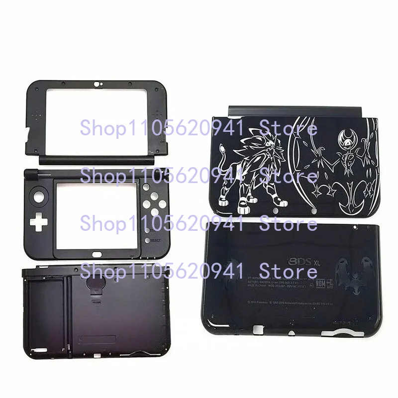 GG Replacement Housing Shell Case Battery Cover Top Bottom for Nintendo NEW 3DS XL view 4