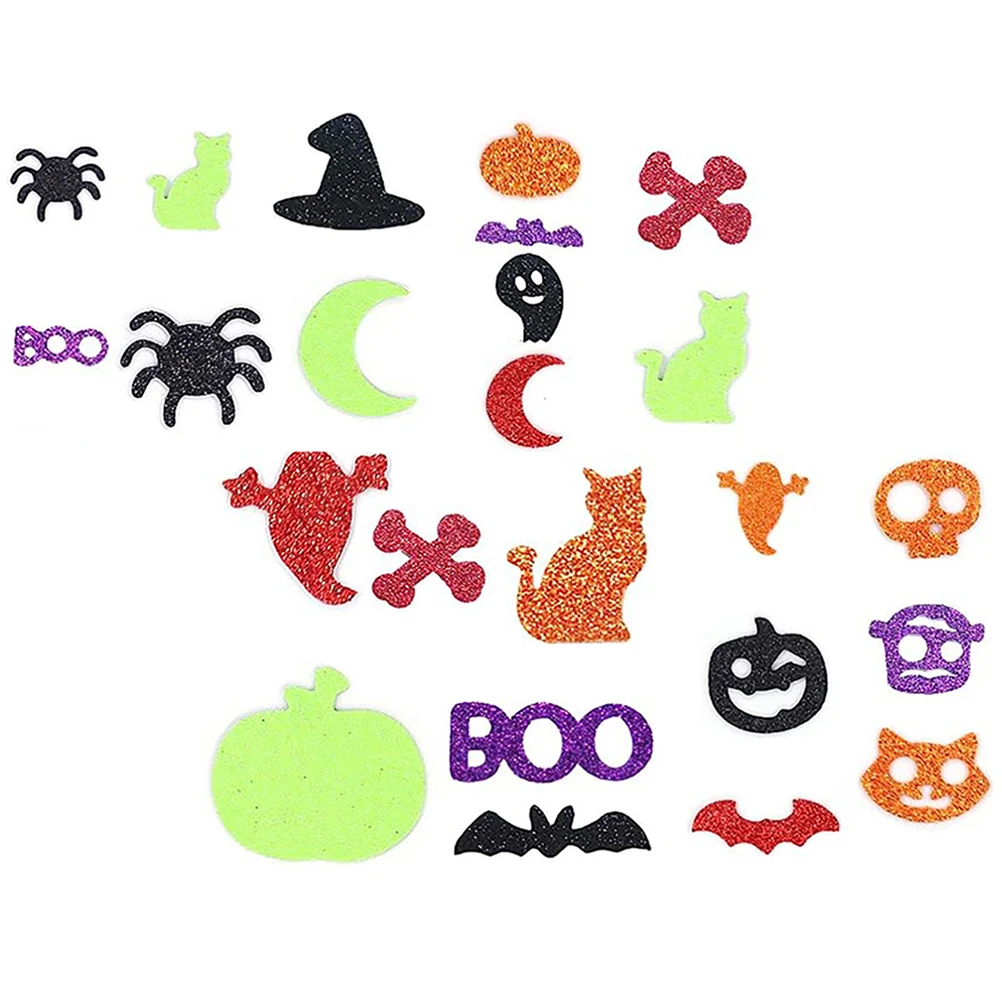 

500 Pcs Foam Stickers Self Adhesive Halloween Decorative Decals Craft Supplies Party Pretty Stickers DIY Bedroom