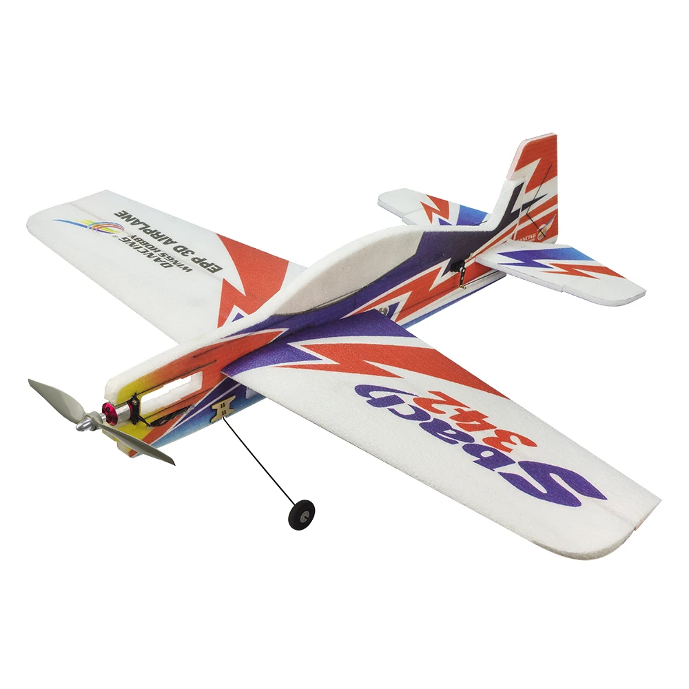 Real Hawk-avión eléctrico teledirigido EPP Sbach342, Avión de espuma 3D, envergadura de 1000mm, juguete para exteriores