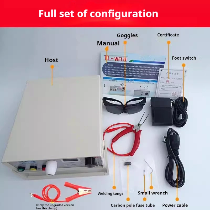 Thermocouple Spot Welder TL-WELD Rechargeable Thermocouple Wire Welding Machine with Argon Contact Function