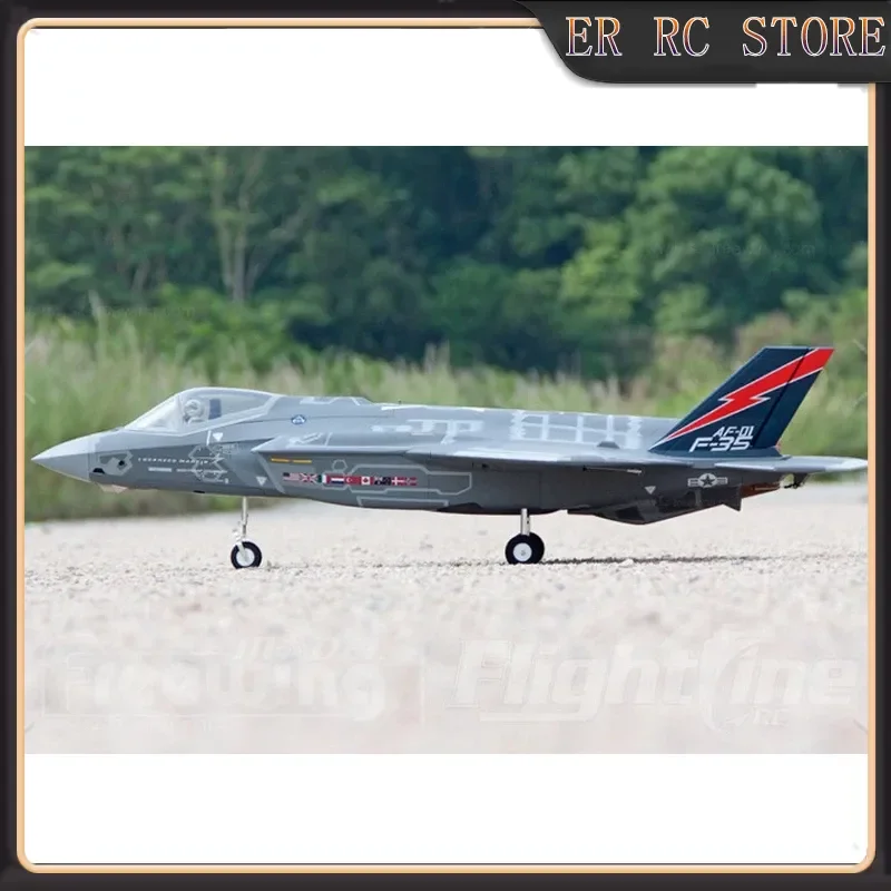 

Freewing RC 70mm Duct Electric Remote Control F35A Lightning II Fighter Model Fixed Wing Airplane Toy for Ages 14+ Birthday Gift