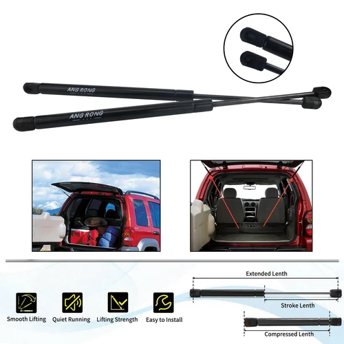 2x Jeep Cherokee KJ 2001-2008 puntales de gas para maletero de maletero trasero nuevo 55360171 CA