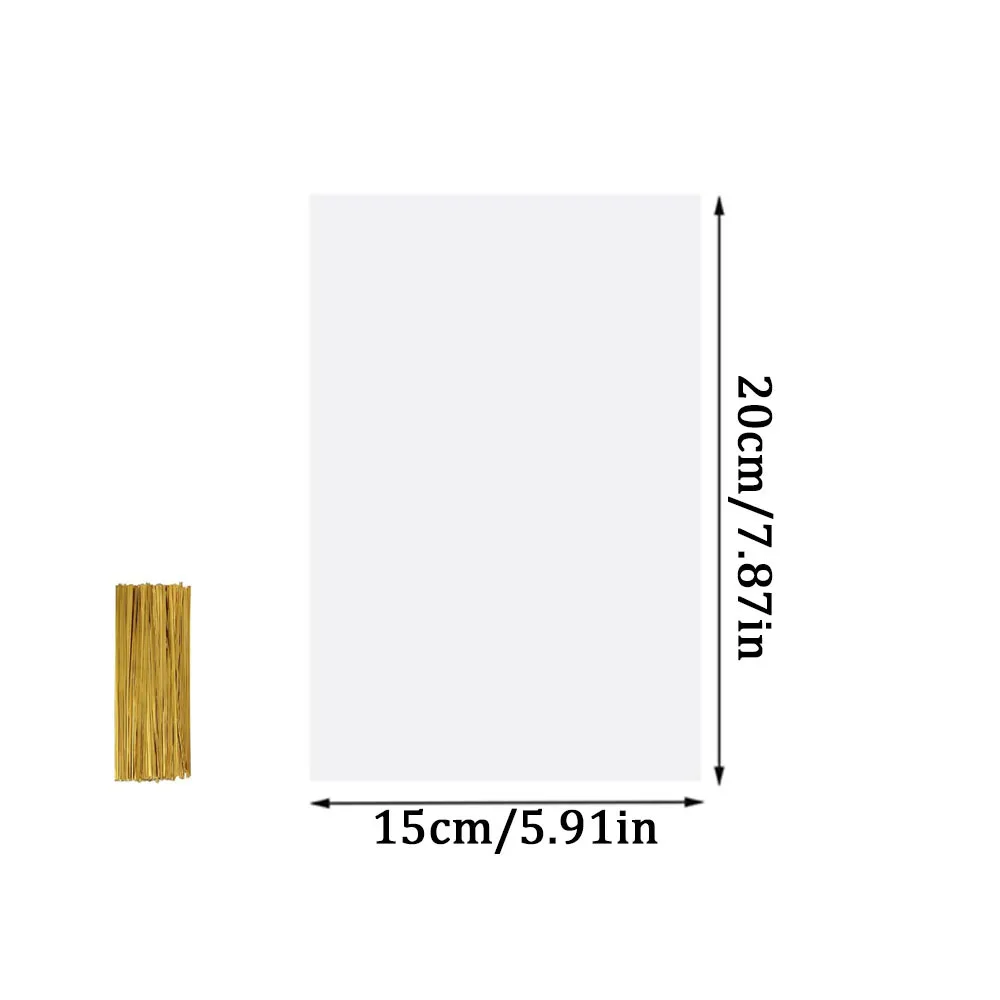 30/60 Stück transparente Cellophan-Geschenktüten, Kunststoffverpackungen mit Drehverschlüssen, Party-Geschenktüten, ideal für Hochzeit, Geburtstag, Party-Geschenktüten – Detail 8
