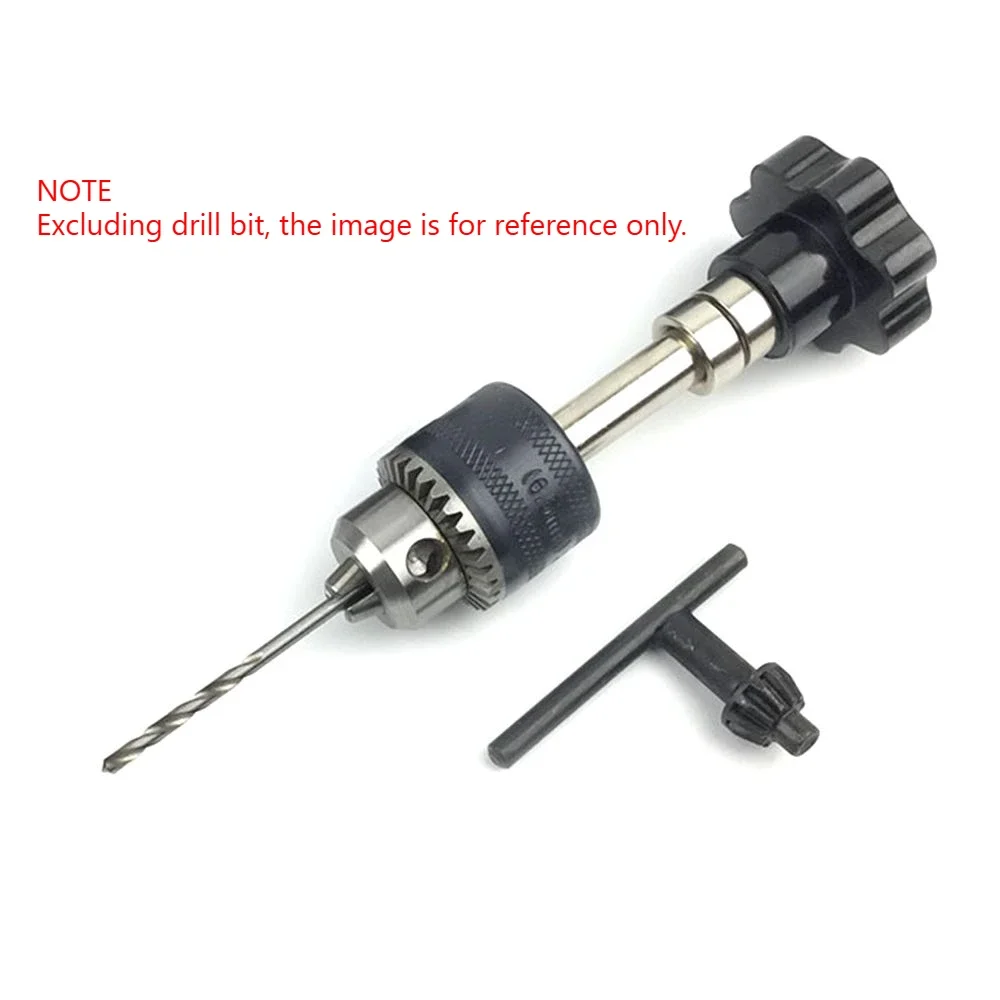 Micro taladro Manual de aluminio, herramienta de perforación Manual de madera de 0,5mm-6,5mm para herramientas rotativas de artesanía DIY