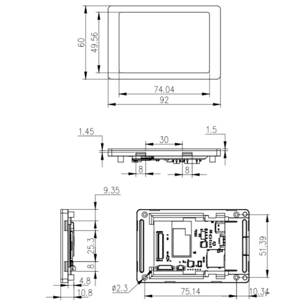 Imagem -06 - Módulo de Exibição de Tela Sensível ao Toque Ips Tela Serial Wi-fi Bluetooth 3.5 480x320 Sc01 Plus 8m 16m Zx3d50ce02s Esp32-s3