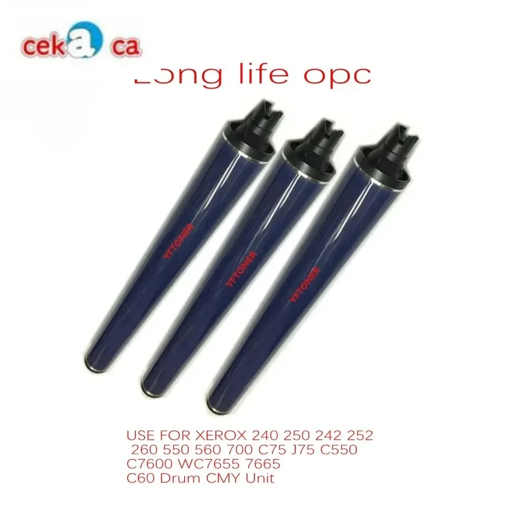 

3PC DC240 DC250 Color OPC Drum for Xerox 560 242 250 240 252 260 550 700 C75 J75 C550 C7600 7655 7665 C60 C70 Printer Drum Unit