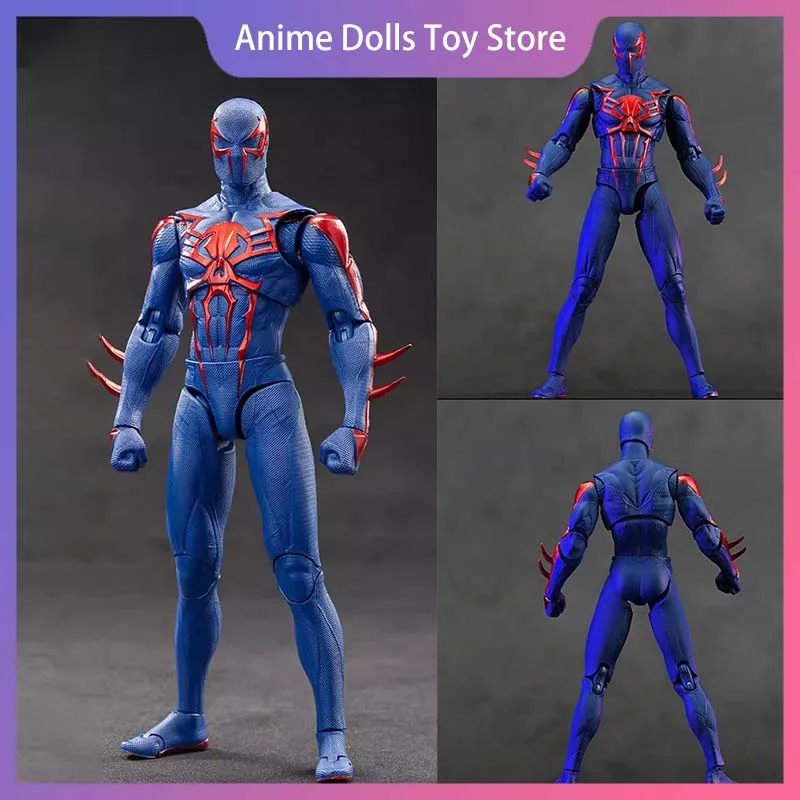 

Genuine 1/10 Spider Man 2099 Action Figure Game Cartoon Movable Joints PVC Model Toy Room Desktop Decoration Toy Collection Gift