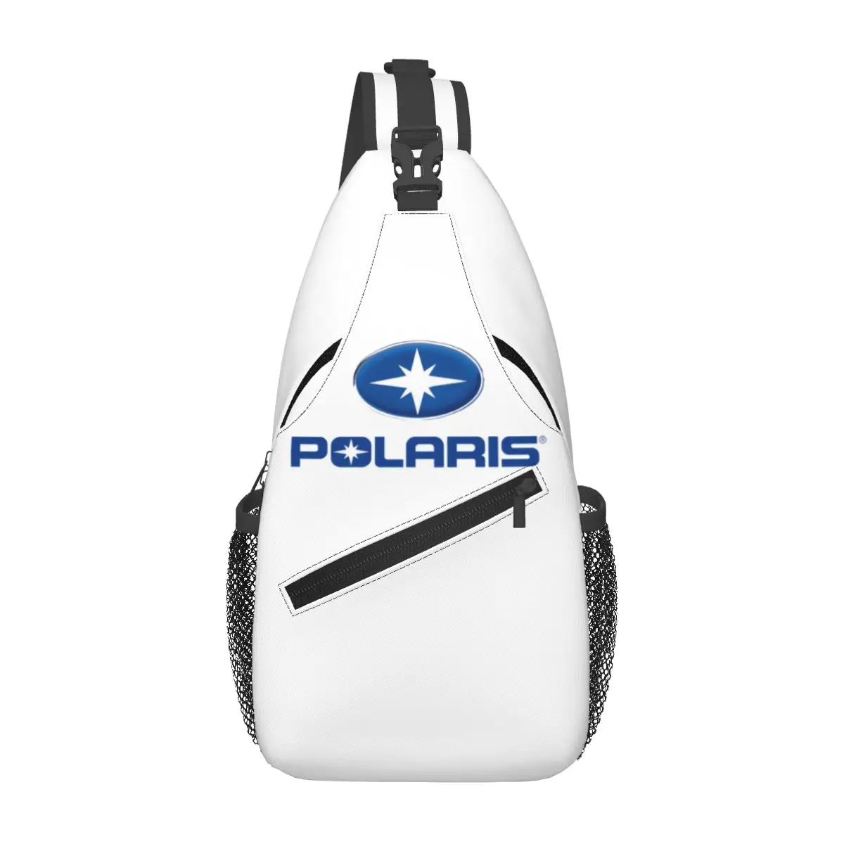 Polaris Logo Chest Bag Men Sling Crossbody Backpack Chest Bag Travel Hiking Daypack Shoulder Bag