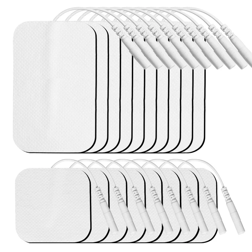 10/20/50Pcs Tens Electrode Pads Gel Electric Patches For Reusable Acupuncture Body Massager Pulse EMS Muscle Stimulator Sticker