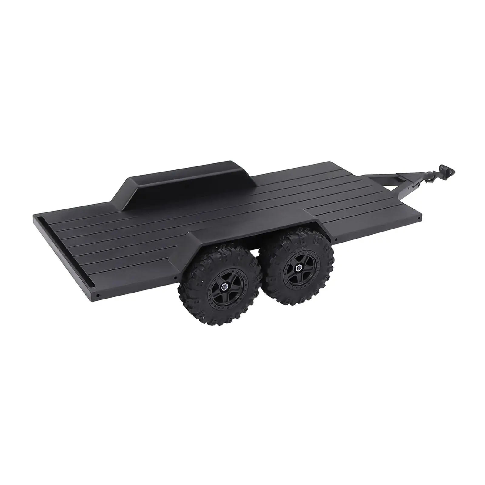 1/18 RC Trailer Upgraded Utility Trailer with Hitch for 1/18 RC Crawler