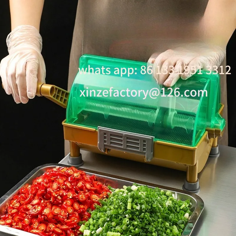 

Commercial vegetable cutting machine Multifunctional restaurant canteen cutting leeks green vegetables scallion cutting section