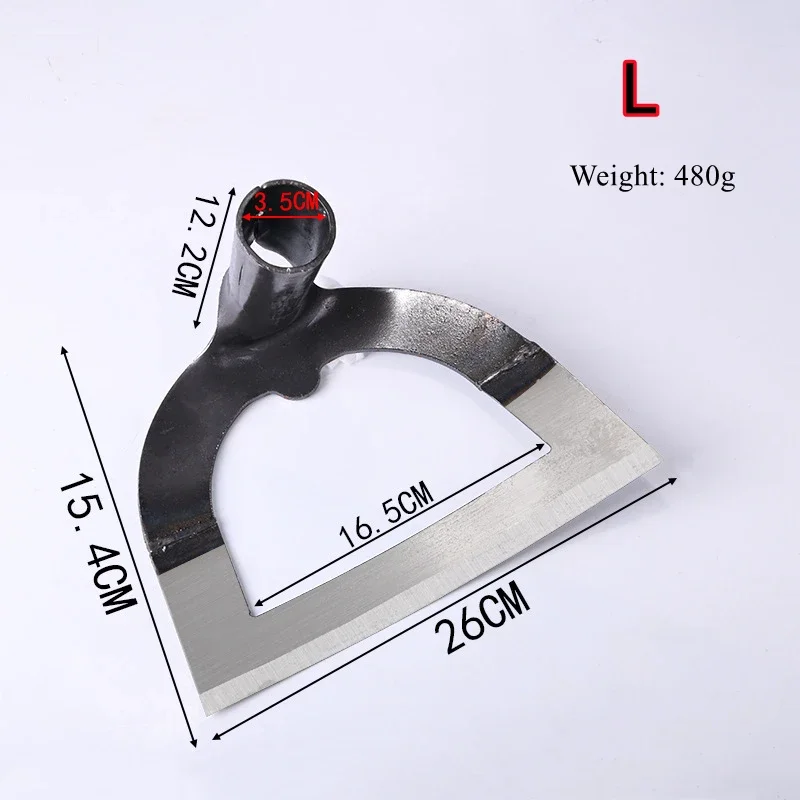 1PCS Hoe Farm Tool Gardening  Weeding Rake Labor-saving Weeding & Loosening Soil Artifact Harrow Handheld steel weeding hoe Hoe #5