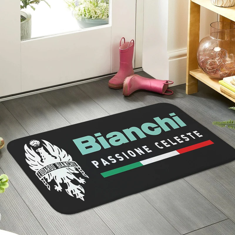 Carpet Entrance of House T-Bianchi Hallway Porch Foot Mat Non-slip Custom Doormat Entrance Door Kitchen Balcony Bath Rug