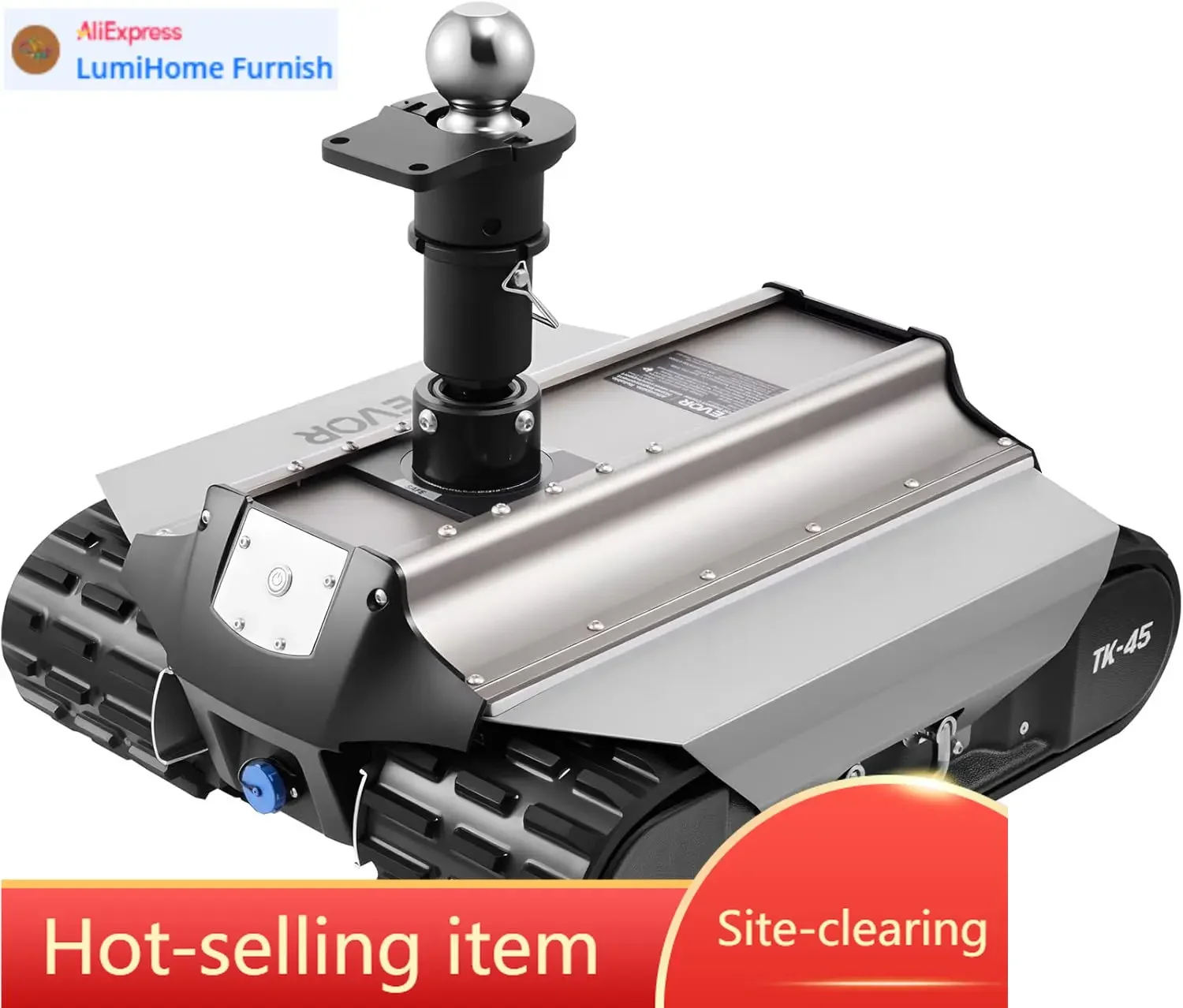 Electric Trailer Mover, 9000 lbs Max Towing Capacity, Remote-Controlled Trailer Mover with 328 ft Wireless Range, Motorised