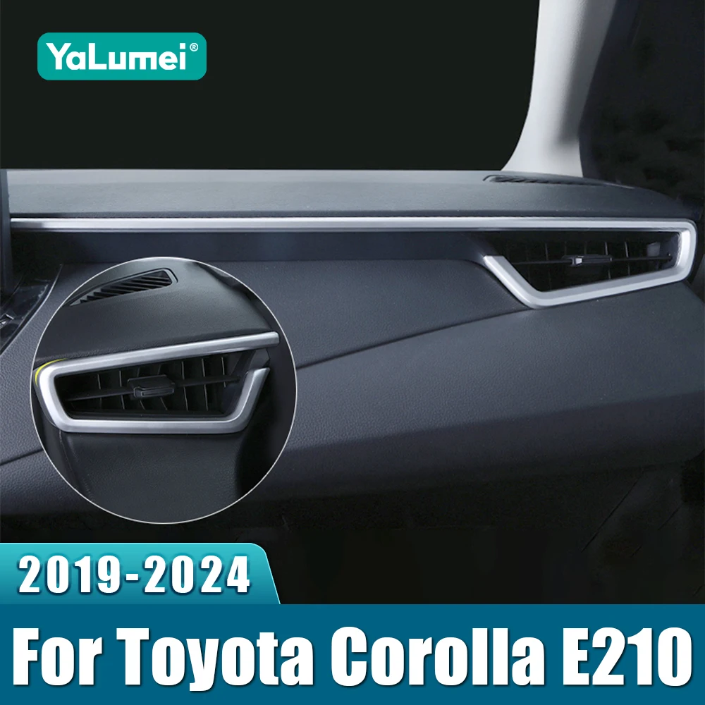 ABS-Armaturenbrett-Zierleisten-Aufkleber für Toyota Corolla E210 2019 2020 2021 2022 2023 2024 2025 Hybrid