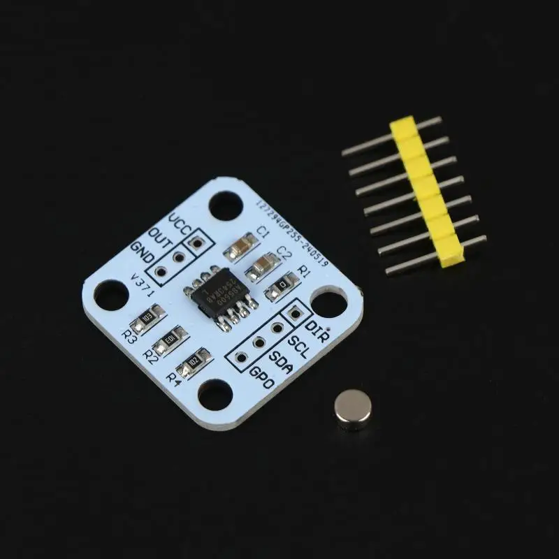 Hot Sale AS5600 Magnetic Encoder 12bit High Precision Angle Measurement Sensor Module Magnetic Induction