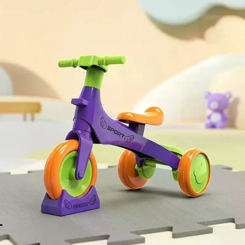 1Pcs Dollhouse Mini Tricycle Simulation Small Bike Model Toys Miniature Home Ornament Dollhouse Accessories
