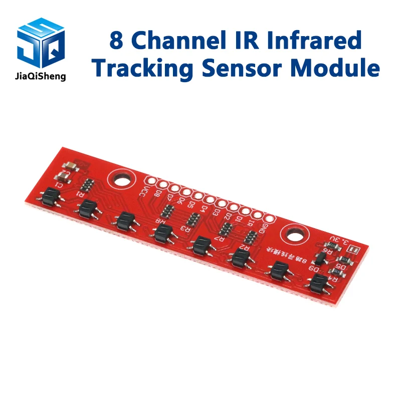 8 Channel IR Tracking Sensor Module 8 CH Infrared Line Track Trace Detect Detection Board DIY Detector for Arduino Smart Car