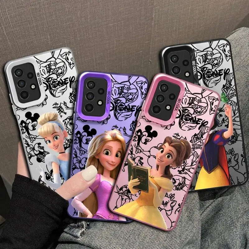 Disney Princess phone Case for Samsung Galaxy A02 A03 A05 A10 A20 A30 A52s A31 A20s A50 A05 A21s A71 5G Matte Cover