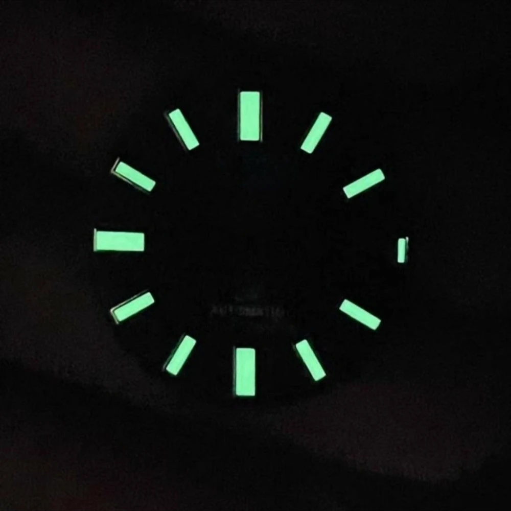 28.5 millimetri NH35 Quadrante S Orologio Meccanico Forte Verde Luminoso Accessori Per Orologi S Quadrante per Seiko NH35 NH36 4R35 4R36 Movimento Più Nuovo
