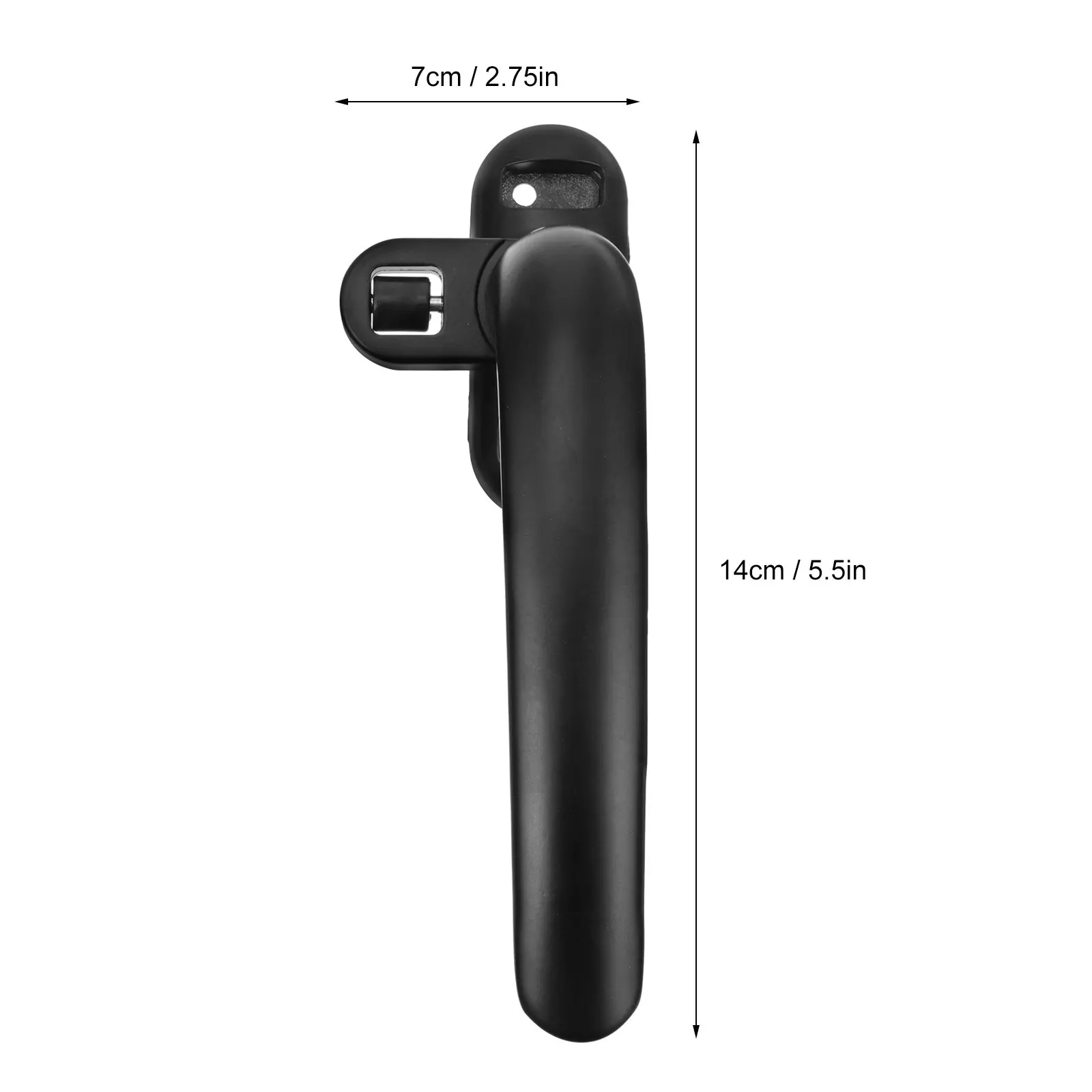 2Pcs Aluminum Alloy Window Handle Vintage Style Ergonomic Pull Handle for Old-Fashioned Push Windows Cabinets Door Hardware