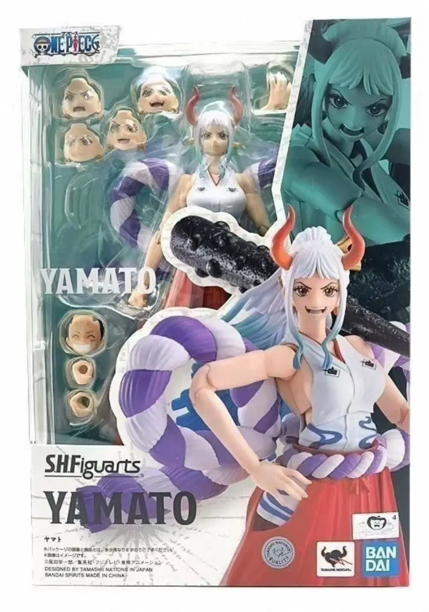 

Bandai Authentic One Piece Anime Model Kits Yamato Toys SHF Action Figure Assembly Model Gift for Kids School Christmas Present