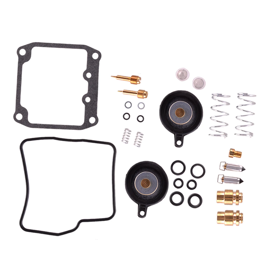 2 Sets Carburetor Maintenance Jet Membrane Repair Kits Fit for Suzuki VS1400 VS800GL VZ800 1997 1998 1999 2000 2001-2004 New