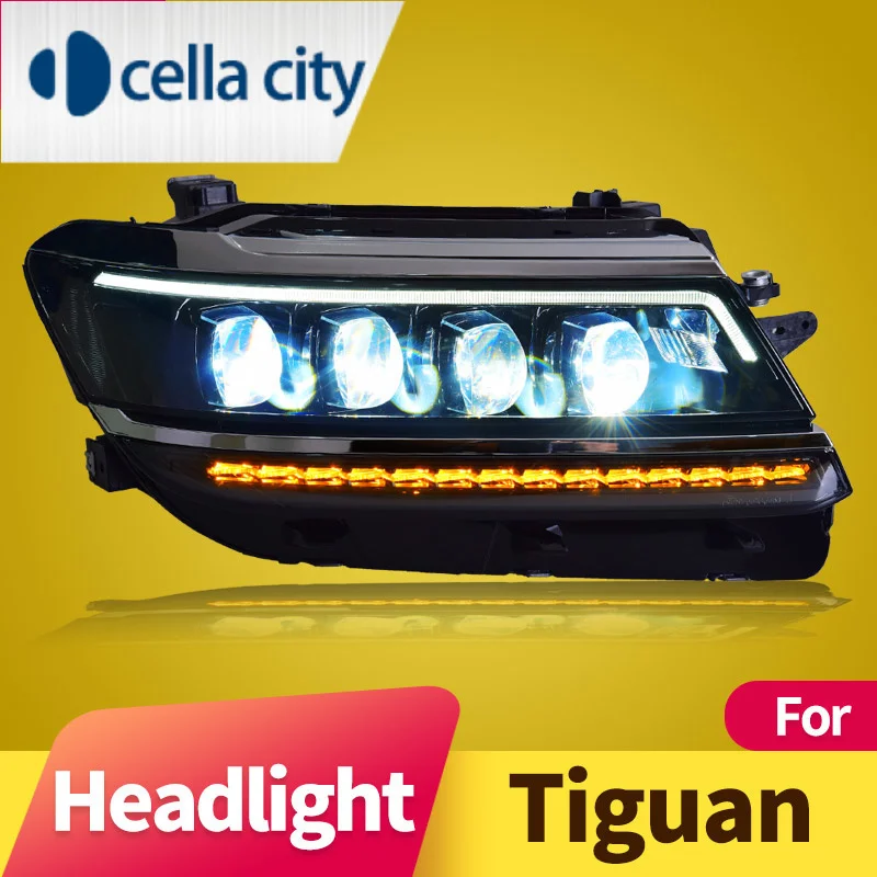 

Car Styling Head Lamp for VolksWagen Tiguan Headlights 2017-2019 New Tiguan LED Headlight DRL All LED light Source Accessories