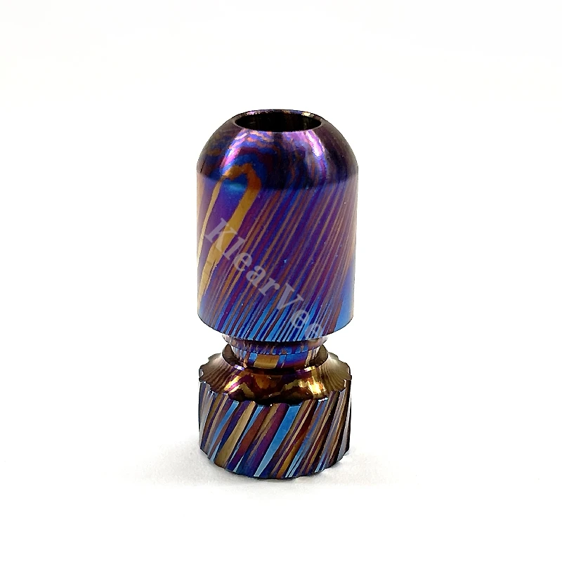 

Timascus EDC hand woven paracord knife pendant stress relief toy pendant spacer bead accessory buckle keychain phone pendant