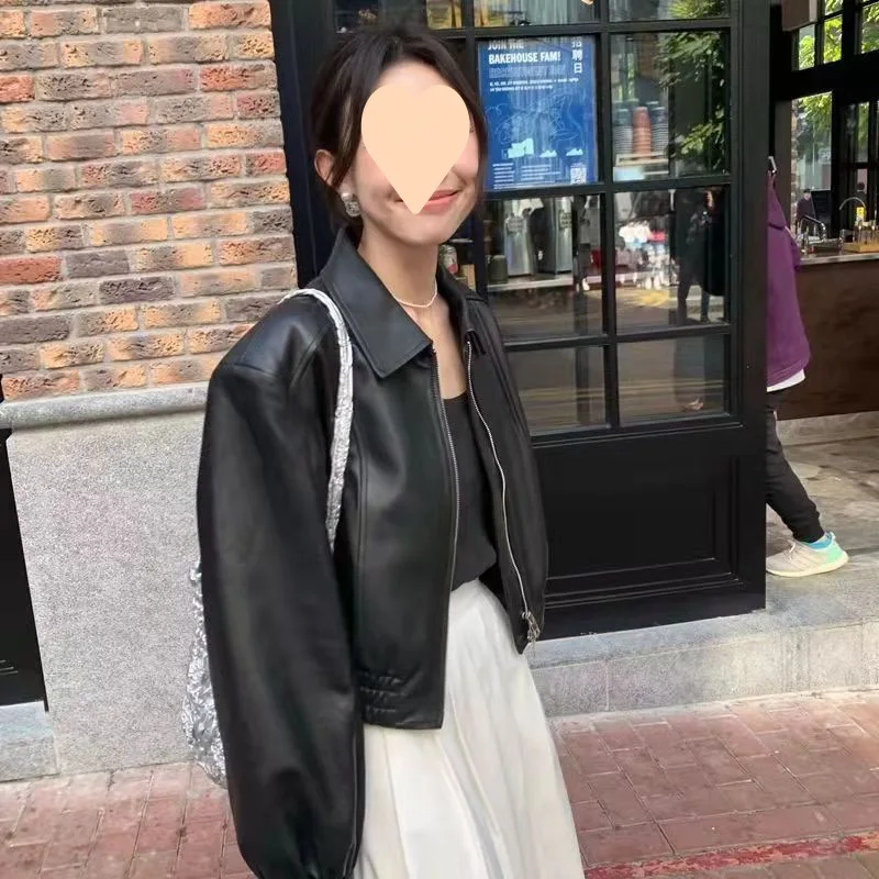 

Women'S Short Oversize Jackets Commuting Spring/Summer Graffiti Teens Trekking Cool Students Layered Cute Dopamine Polka Dot