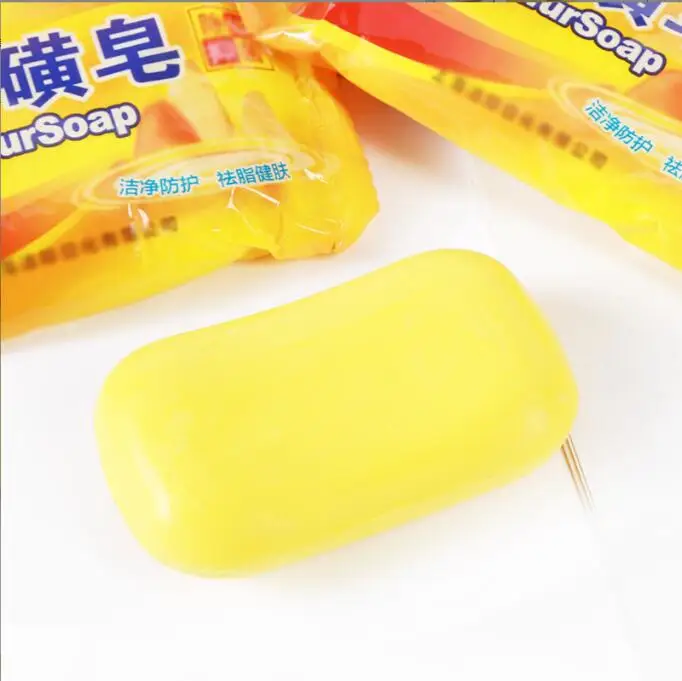 Jabón desinfectante soluble portátil para el cuidado de la piel, tratamiento para el acné, eliminador de espinillas, 85g, limpiador blanqueador chino