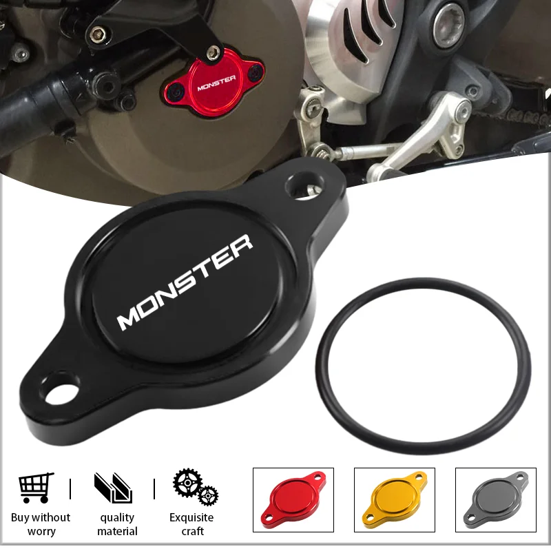 

Motorcycle Engine Oil Cap Filter Cover For Ducati Monster 659 696 821 1200 1200S 1100 1100s Hypermotard 1100/S Diavel AMG/Carbon