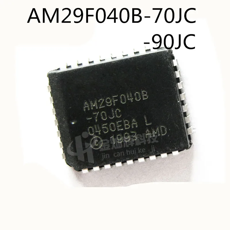 5Pcs/Lot AM29F040B-70JC AM29F040B-90JC AM29F040B PLCC-32 New Chip IC