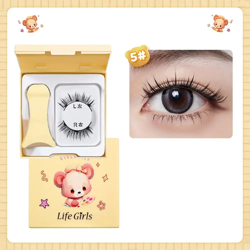 Professionelle Natürliche Nerz Falsche Wimpern Handgemachte Wiederverwendbare Wimpern Curler Verlängerung Werkzeuge 3D Make-Up-Tool Mädchen