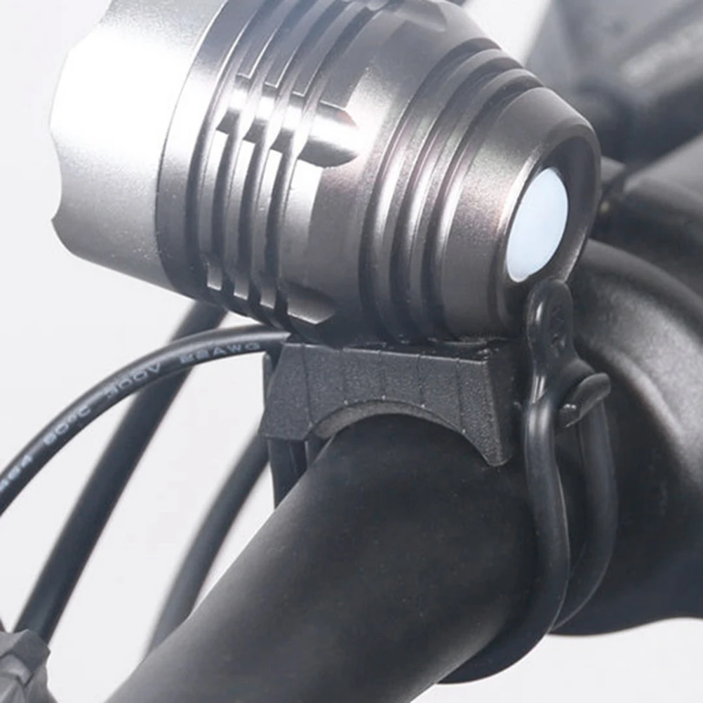 

2 pcs SiliconeStrap HandlebarBikeFrontLightHolder ElasticTieRope TorchFlashlightBandages SafetyAccessories CampingFishing